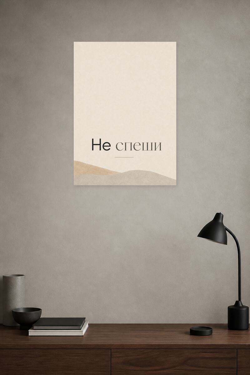 Не спеши №17 в интерьере