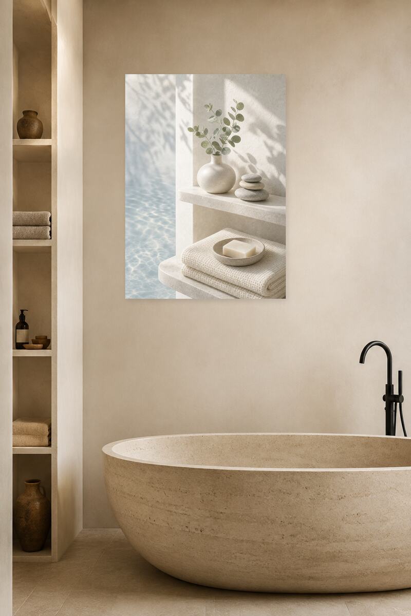 Светлый spa в интерьере